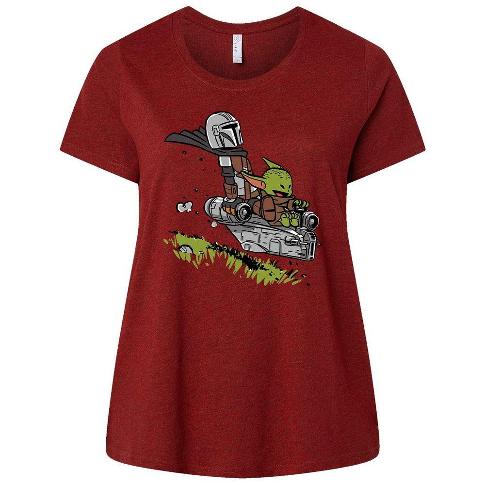 Ladies Curvy Jersey - GNPWDQ9U - Cardinal - 10