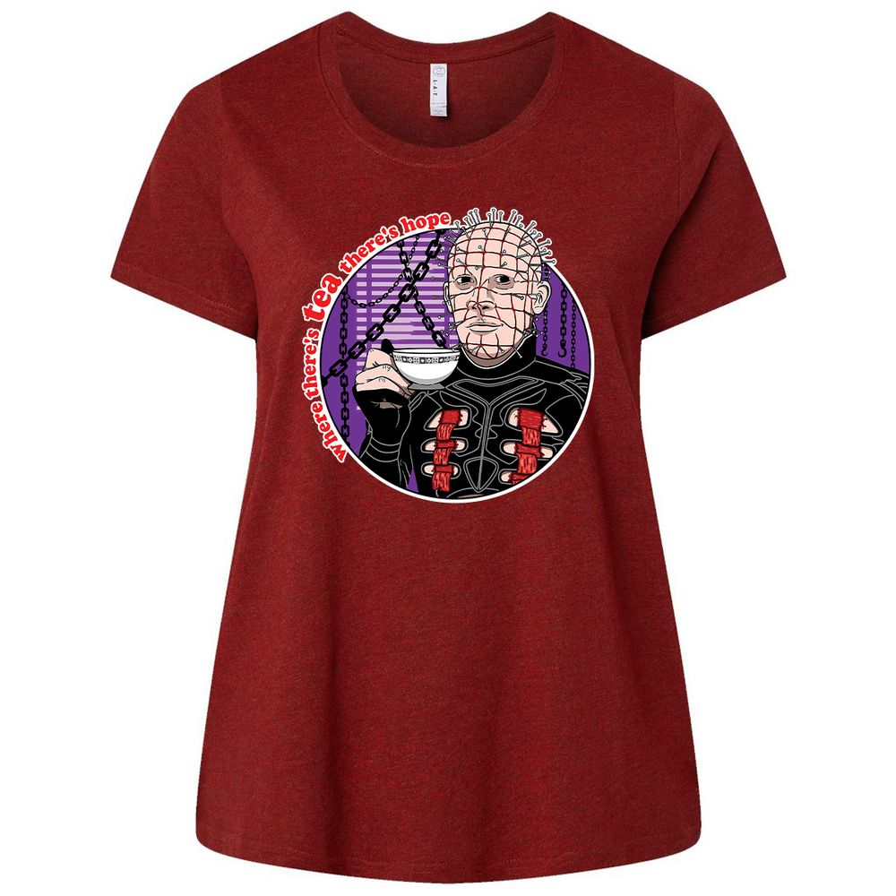 Ladies Curvy Jersey - QZU27KL6 - Cardinal - 10