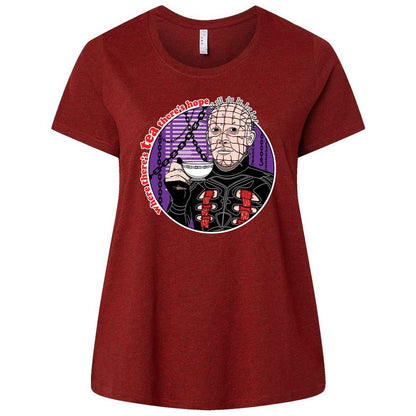 Ladies Curvy Jersey - QZU27KL6 - Cardinal - 10