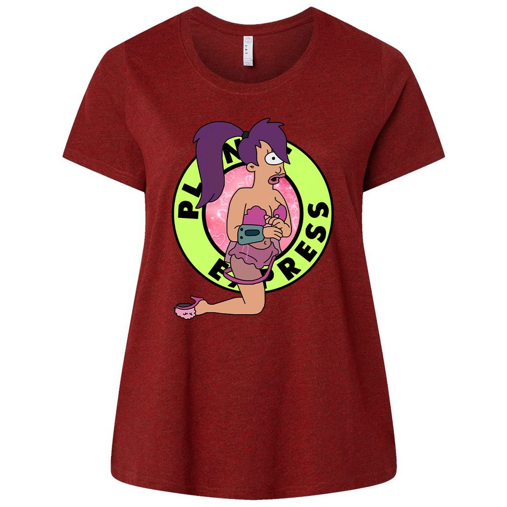 Ladies Curvy Jersey - FEZ21427 - Cardinal - 10