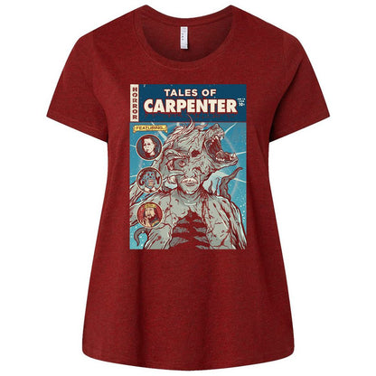 Ladies Curvy Jersey - VF4TD5X7 - Cardinal - 10