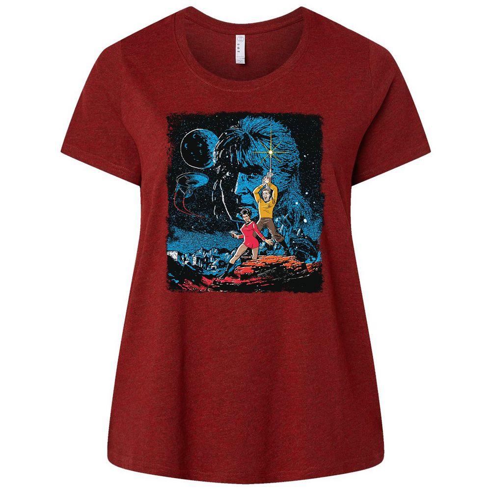 Ladies Curvy Jersey - LSJ7Q4L5 - Cardinal - 10