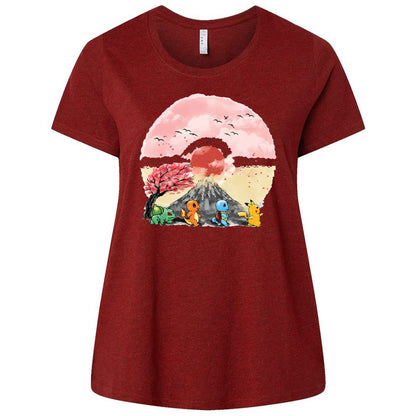 Ladies Curvy Jersey - GXKT1N42 - Cardinal - 10