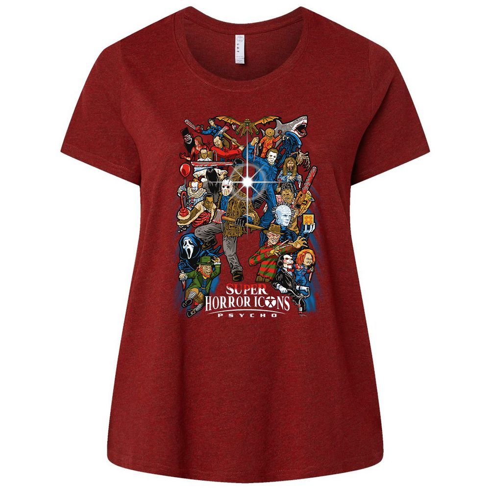 Ladies Curvy Jersey - 7DD88EA6 - Cardinal - 10