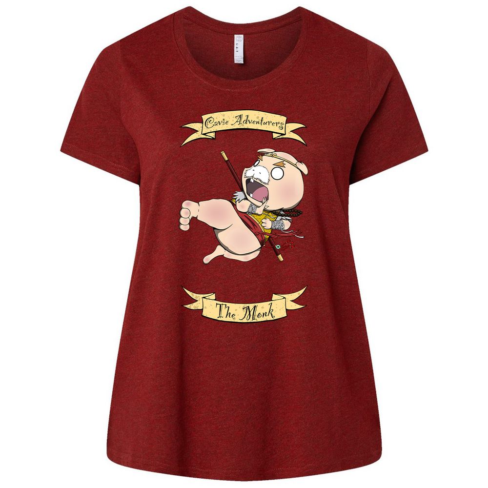 Ladies Curvy Jersey - 4XNEHWG6 - Cardinal - 10