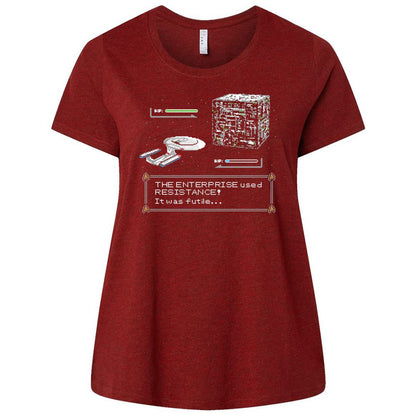 Ladies Curvy Jersey - YCU1RR3L - Cardinal - 10