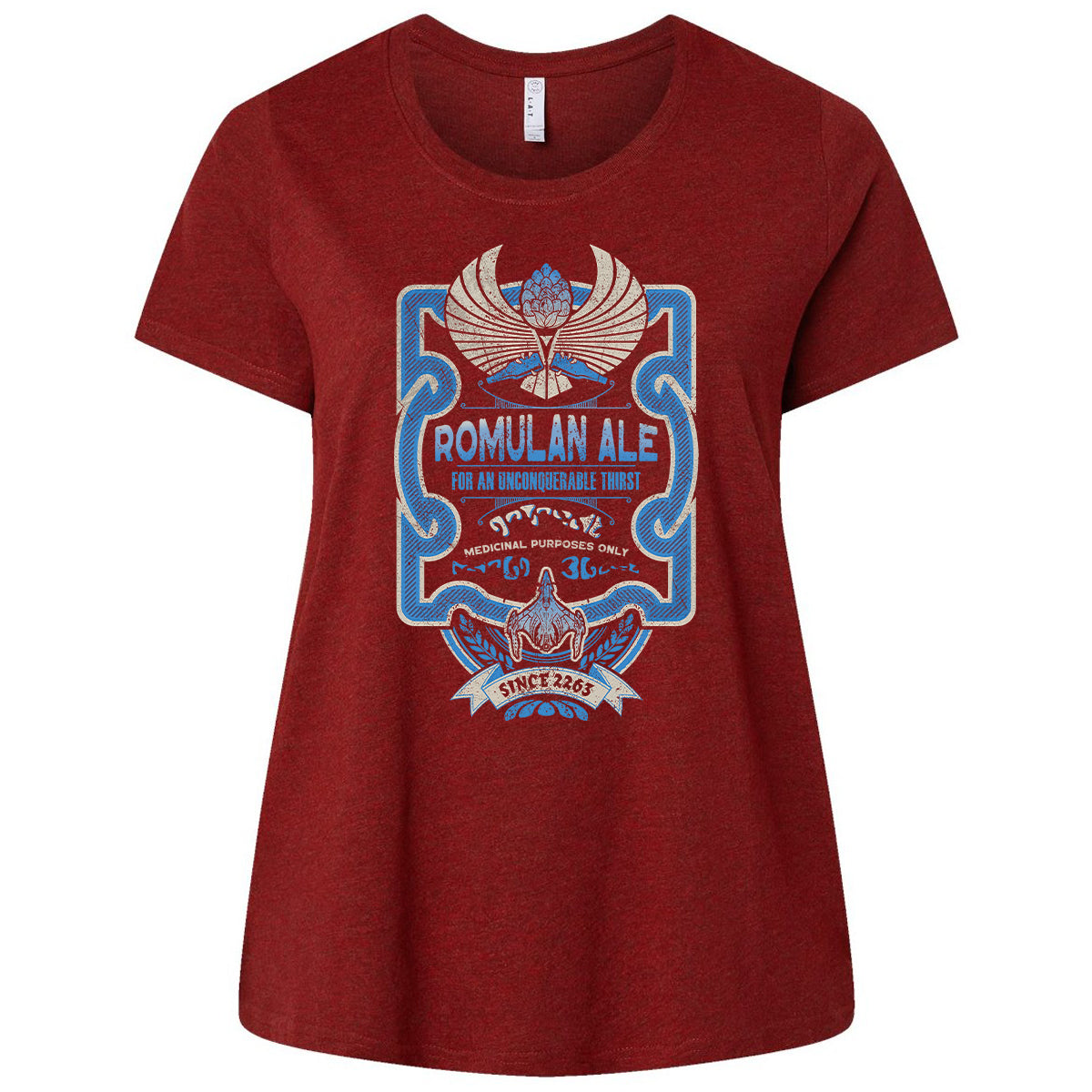 Ladies Curvy Jersey - S7N9NS24 - Cardinal - 10