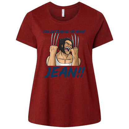 Ladies Curvy Jersey - YBV5D8DJ - Cardinal - 10