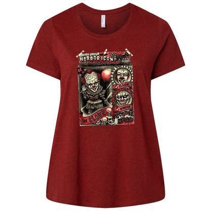 Ladies Curvy Jersey - HCAKBNUR - Cardinal - 10