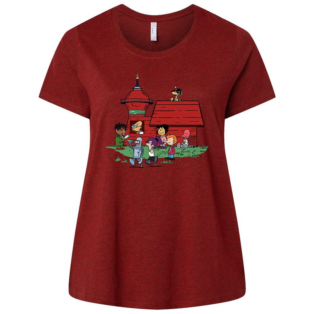 Ladies Curvy Jersey - VFUP49KJ - Cardinal - 10