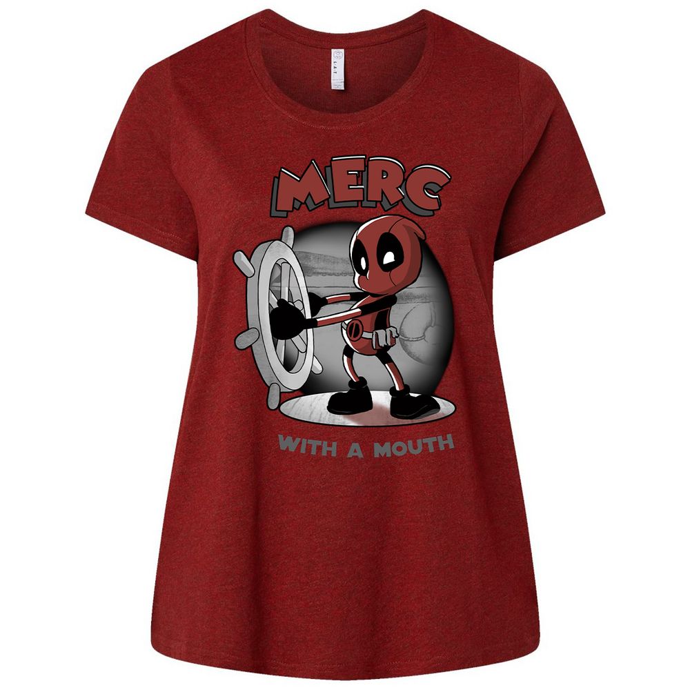 Ladies Curvy Jersey - YE6JK979 - Cardinal - 10