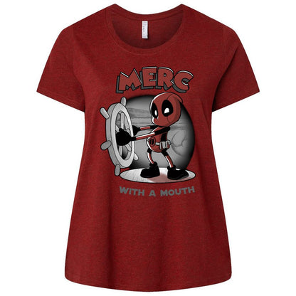 Ladies Curvy Jersey - YE6JK979 - Cardinal - 10