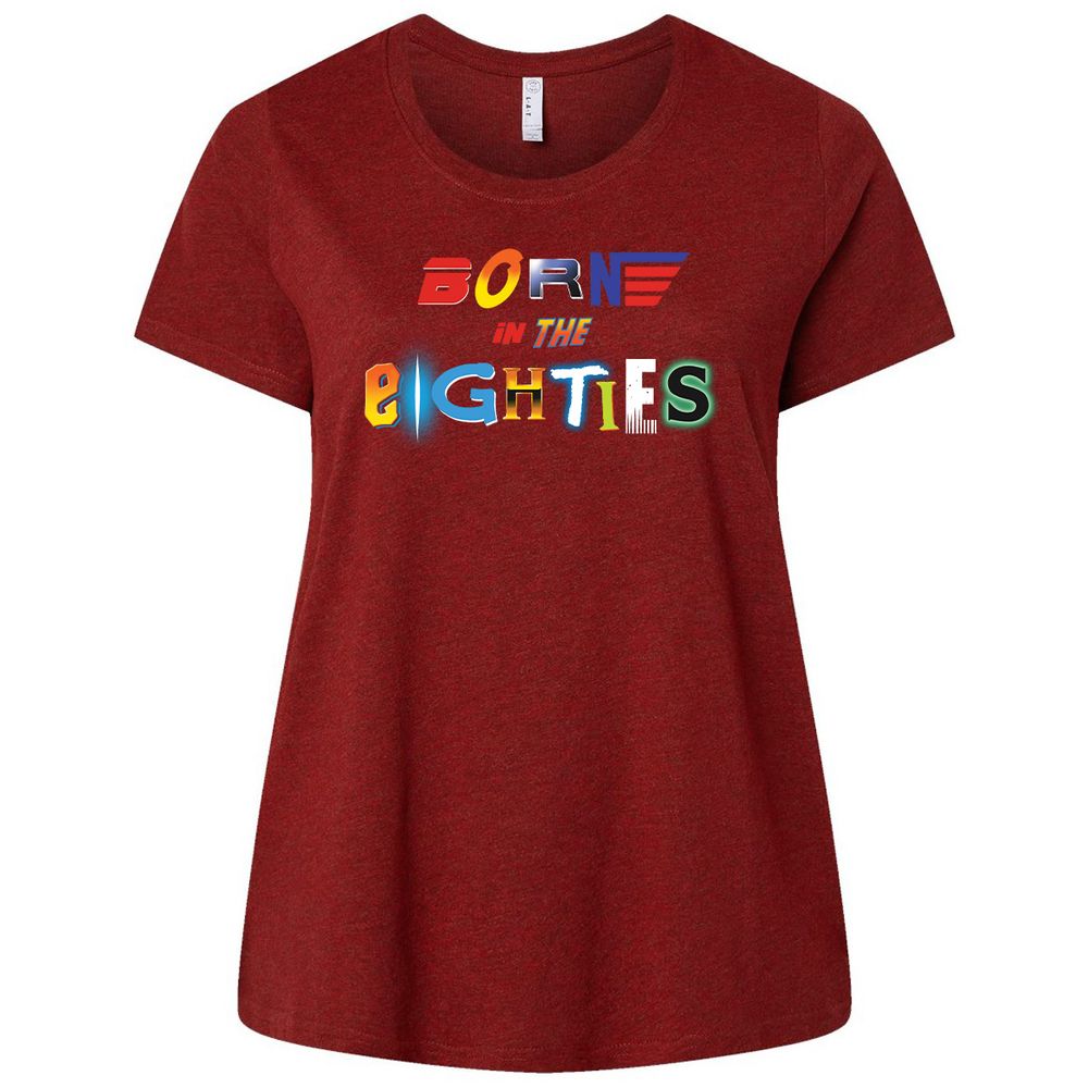 Ladies Curvy Jersey - UE8VK7KH - Cardinal - 10