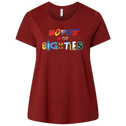 Ladies Curvy Jersey - UE8VK7KH - Cardinal - 10