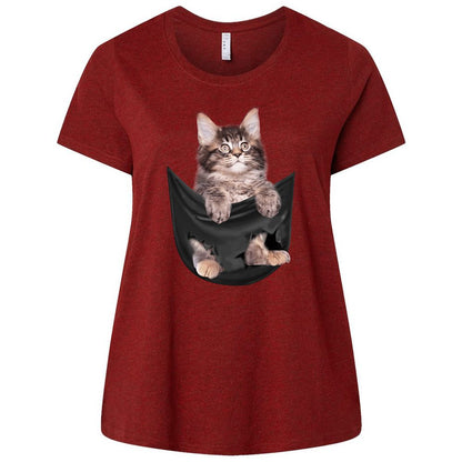 Ladies Curvy Jersey - DTP8Z9MU - Cardinal - 10