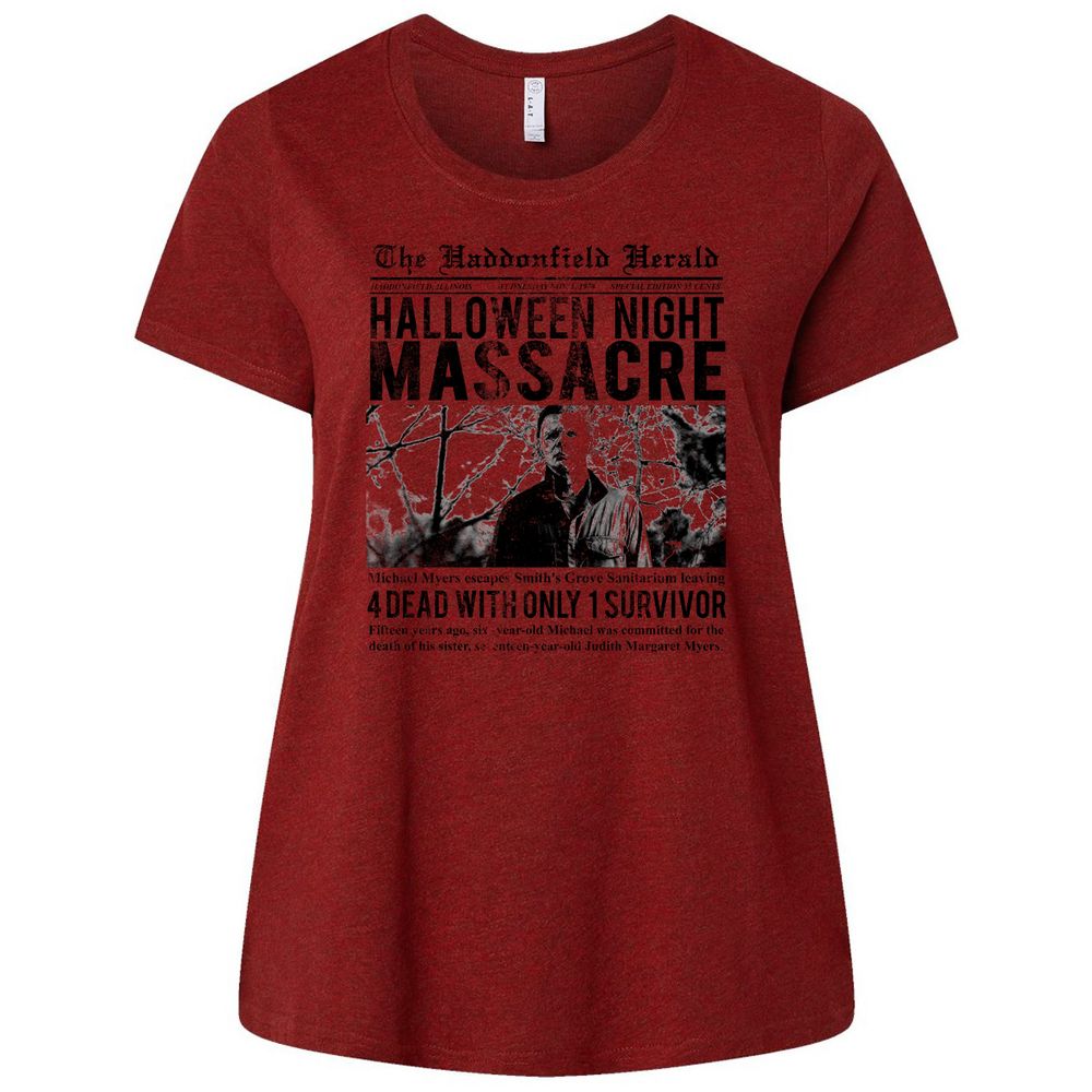 Ladies Curvy Jersey - 3WWWQW9Q - Cardinal - 10