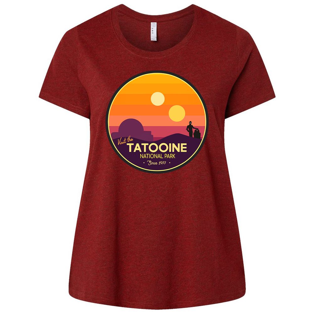 Ladies Curvy Jersey - CN7V1S5J - Cardinal - 10