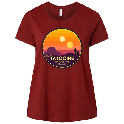 Ladies Curvy Jersey - CN7V1S5J - Cardinal - 10