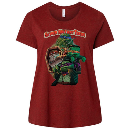 Ladies Curvy Jersey - X3XBLEZV - Cardinal - 10