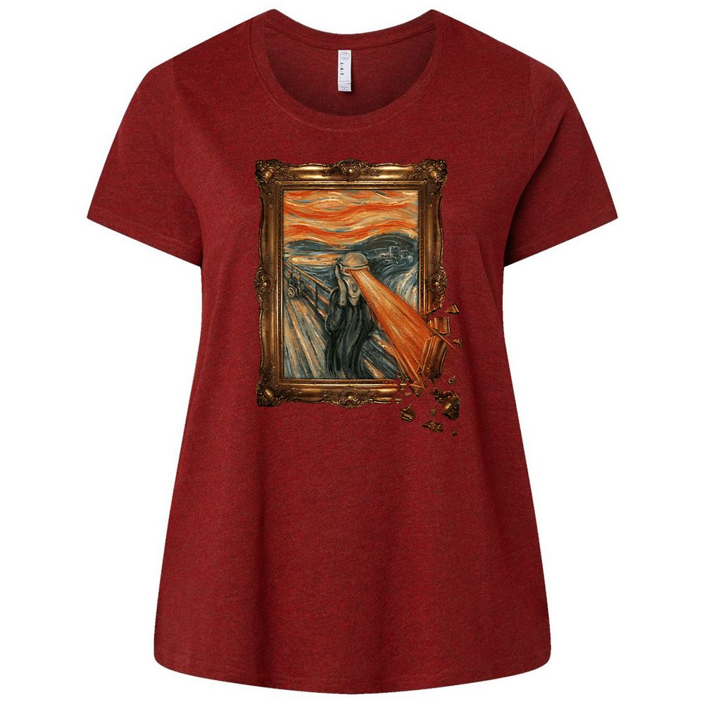 Ladies Curvy Jersey - X8RE9MYF - Cardinal - 10