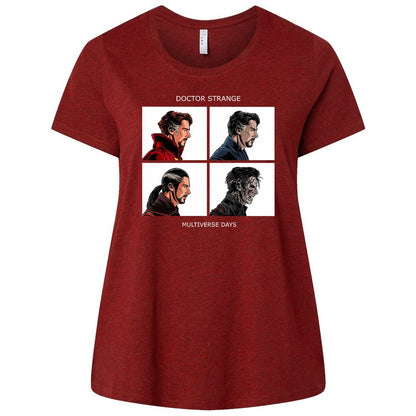 Ladies Curvy Jersey - H1XEHK4H - Cardinal - 10