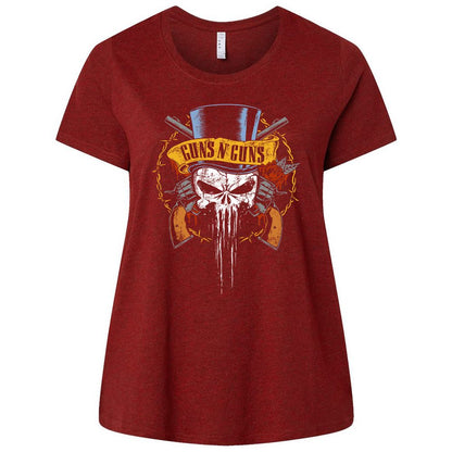 Ladies Curvy Jersey - 7XXQPWBH - Cardinal - 10