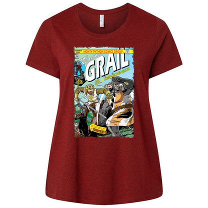 Ladies Curvy Jersey - AASFXSB8 - Cardinal - 10