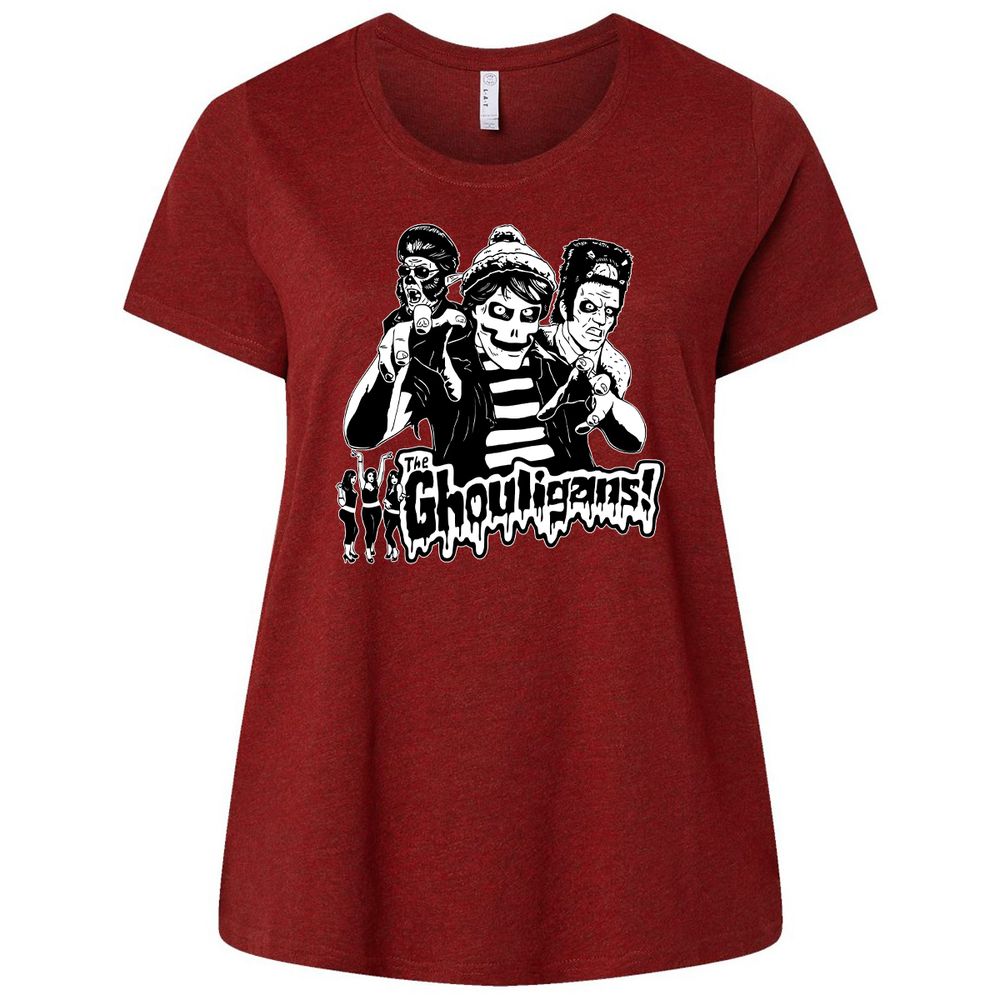 Ladies Curvy Jersey - 9XLLMSTQ - Cardinal - 10