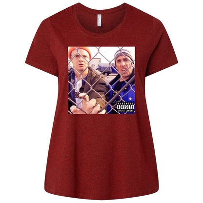 Ladies Curvy Jersey - AX645B8S - Cardinal - 10