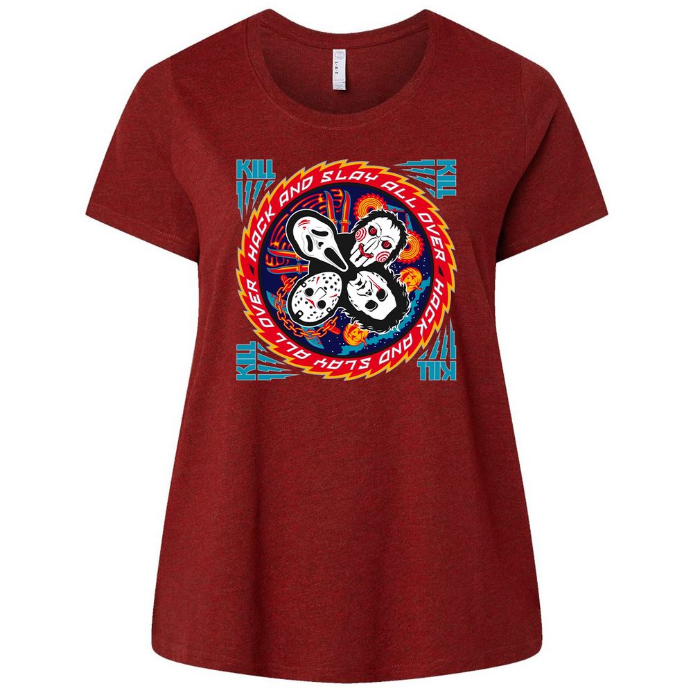 Ladies Curvy Jersey - X85DU5LA - Cardinal - 10