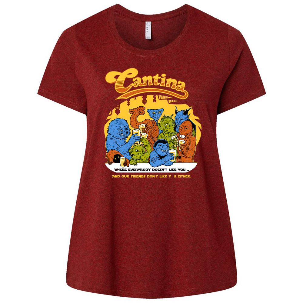 Ladies Curvy Jersey - F8S335QM - Cardinal - 10