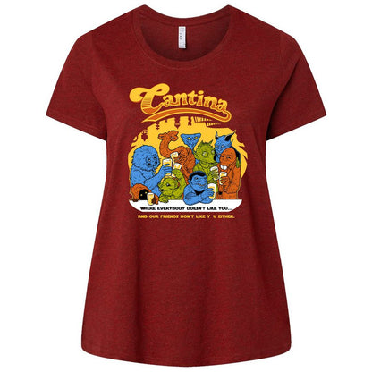 Ladies Curvy Jersey - F8S335QM - Cardinal - 10