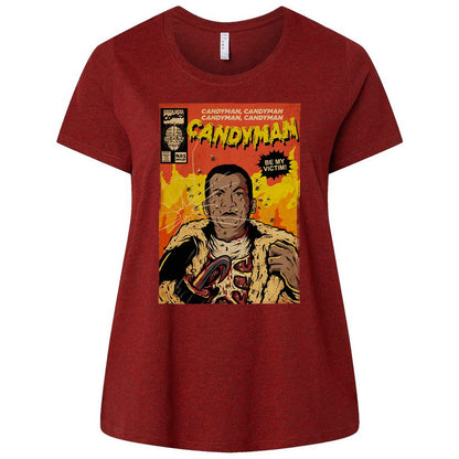 Ladies Curvy Jersey - VK2NUPAS - Cardinal - 10