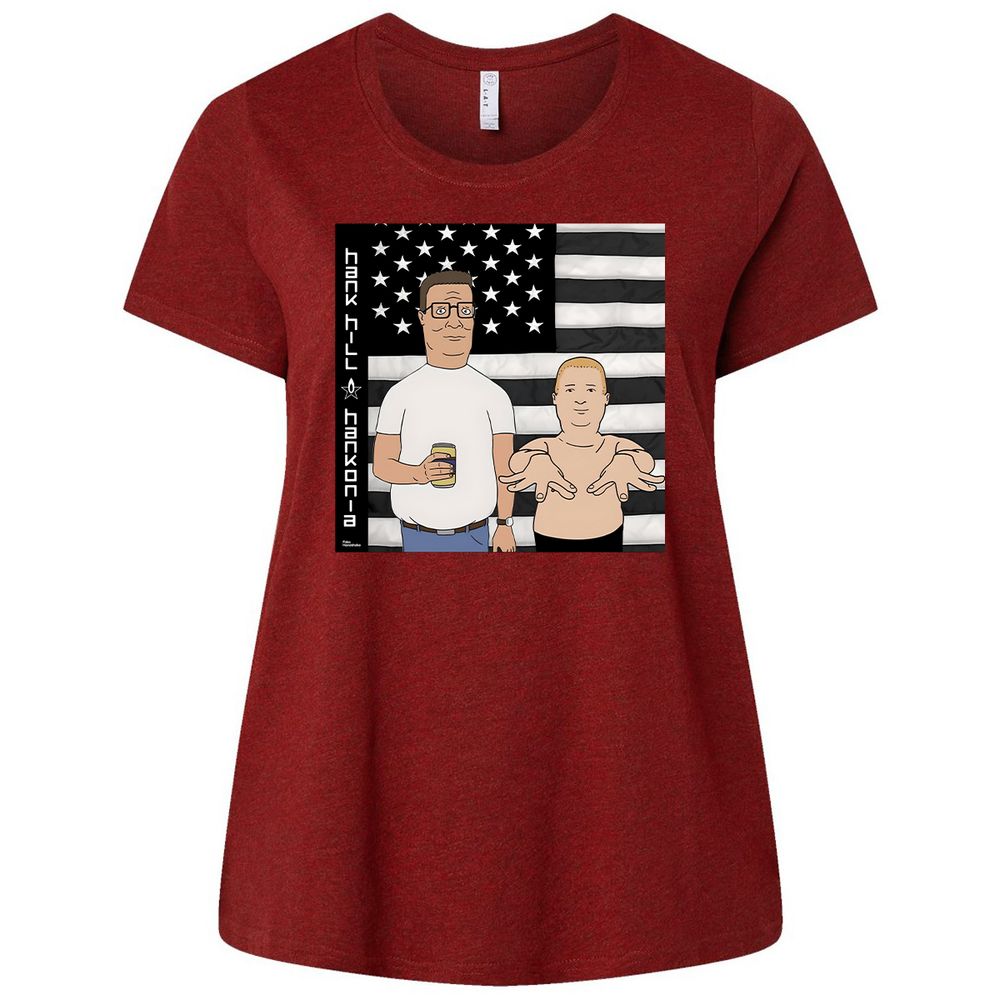 Ladies Curvy Jersey - ZNHCZSK5 - Cardinal - 10