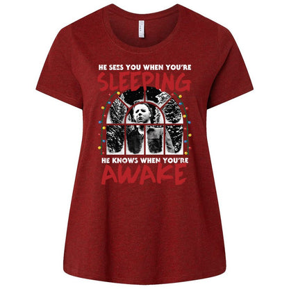 Ladies Curvy Jersey - ZWQM4UTT - Cardinal - 10