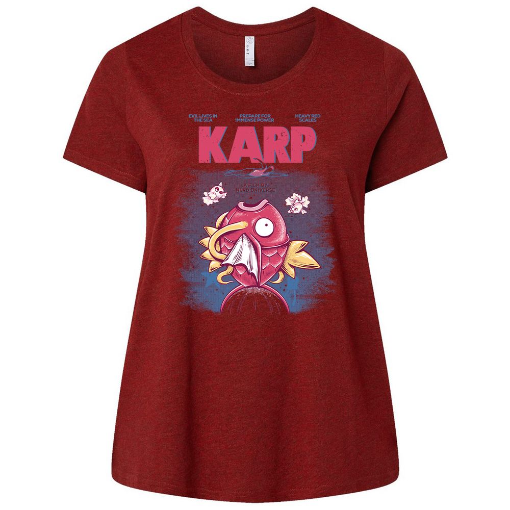 Ladies Curvy Jersey - JKG8WD6F - Cardinal - 10