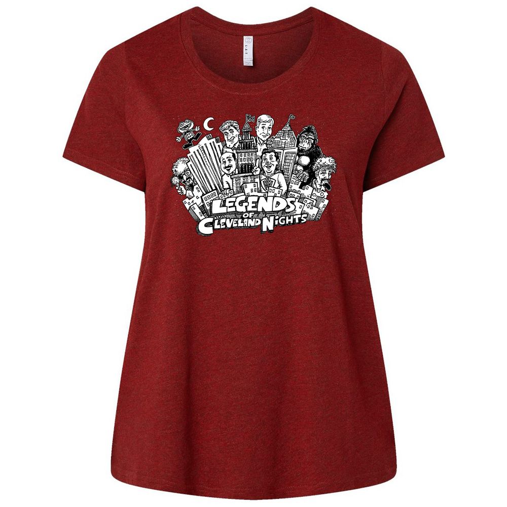 Ladies Curvy Jersey - 1JWQMDYA - Cardinal - 10