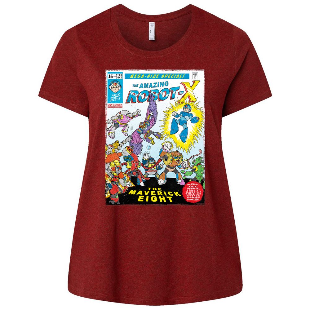 Ladies Curvy Jersey - 4V8DTMLE - Cardinal - 10