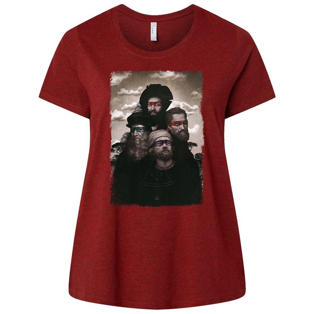 Ladies Curvy Jersey - 6FMKR3E9 - Cardinal - 10