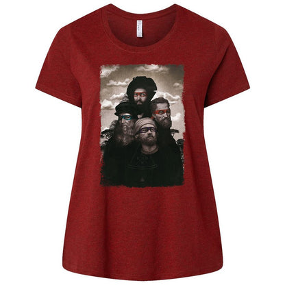 Ladies Curvy Jersey - 6FMKR3E9 - Cardinal - 10