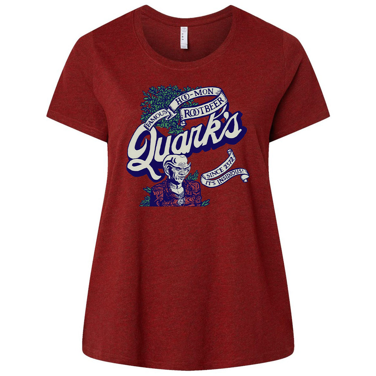 Ladies Curvy Jersey - 8CEZN5KQ - Cardinal - 10