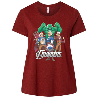 Ladies Curvy Jersey - 3UL3K4NZ - Cardinal - 10