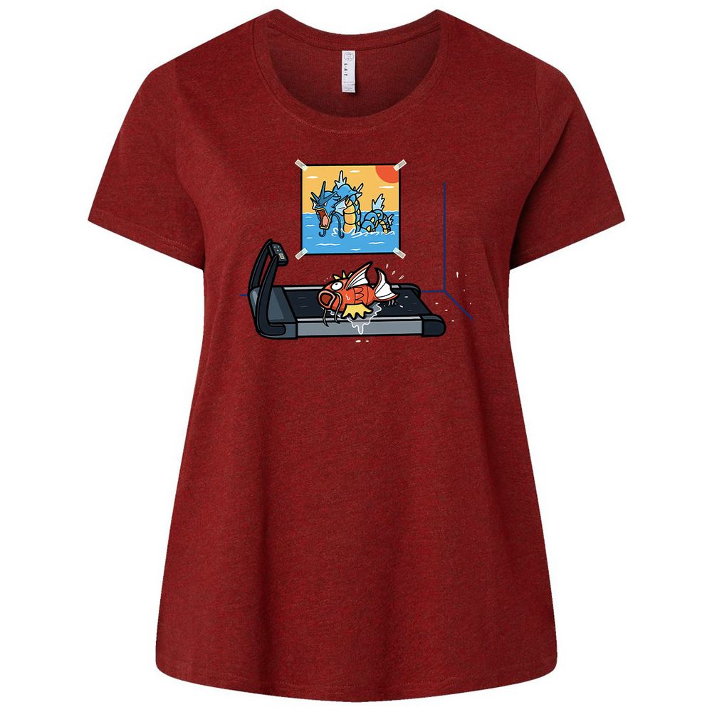 Ladies Curvy Jersey - XRCQ44G8 - Cardinal - 10