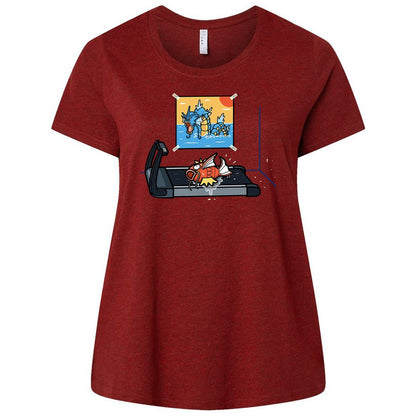 Ladies Curvy Jersey - XRCQ44G8 - Cardinal - 10