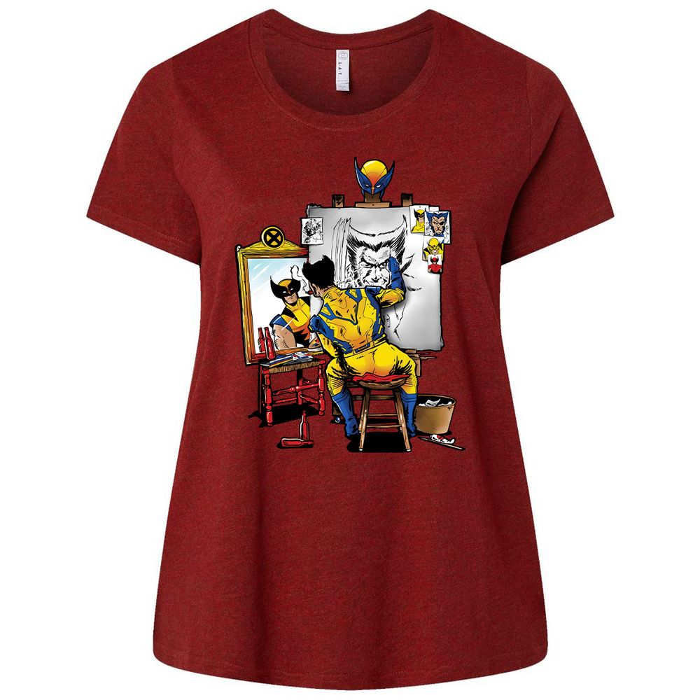 Ladies Curvy Jersey - 63AM6ASN - Cardinal - 10