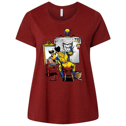 Ladies Curvy Jersey - 63AM6ASN - Cardinal - 10