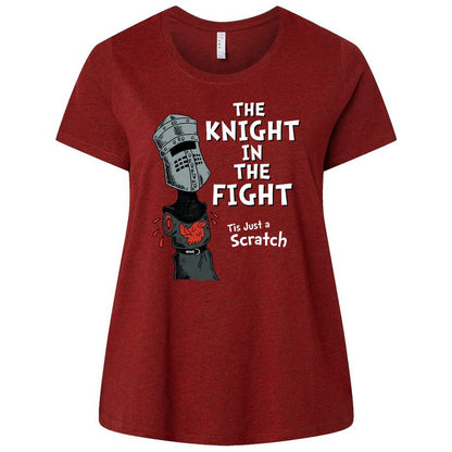 Ladies Curvy Jersey - 3E1XWWLW - Cardinal - 10