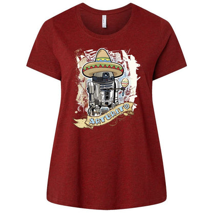 Ladies Curvy Jersey - RZFHCNFU - Cardinal - 10