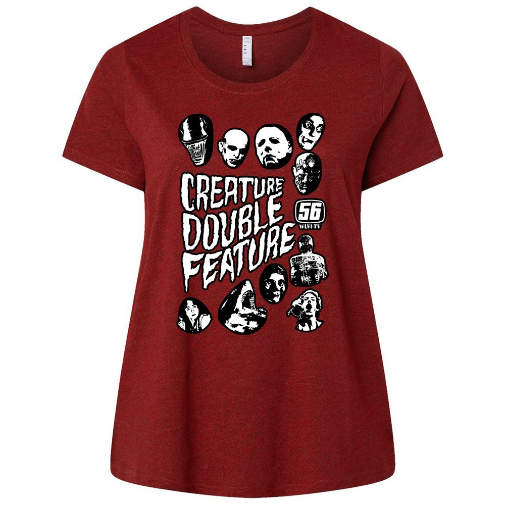 Ladies Curvy Jersey - EKDT697F - Cardinal - 10