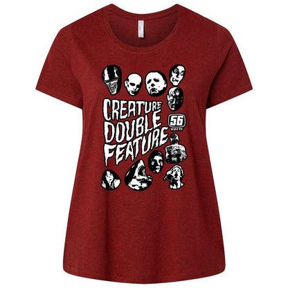 Ladies Curvy Jersey - EKDT697F - Cardinal - 10